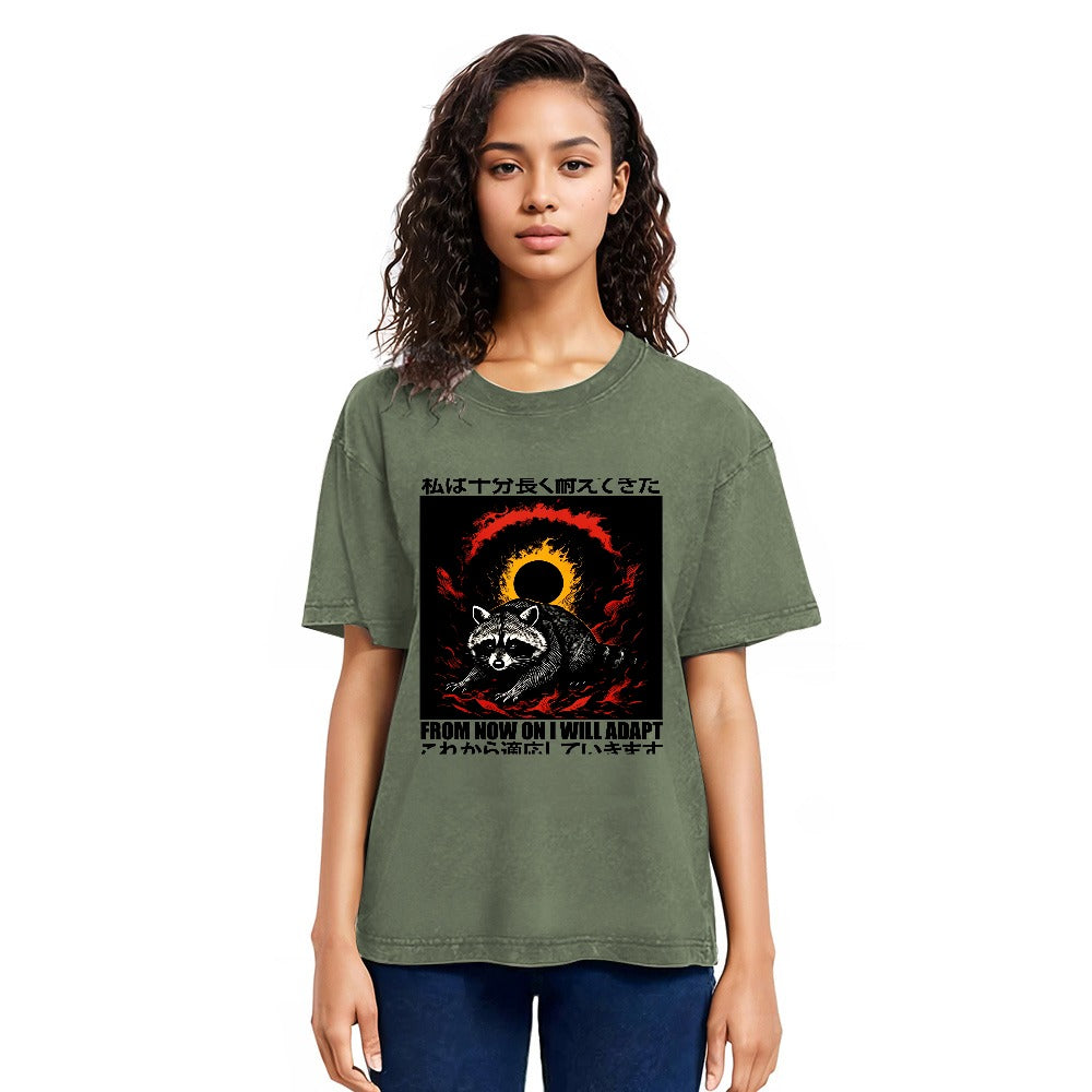 Tokyosol I Have Coped Long Enough Washed T Shirt