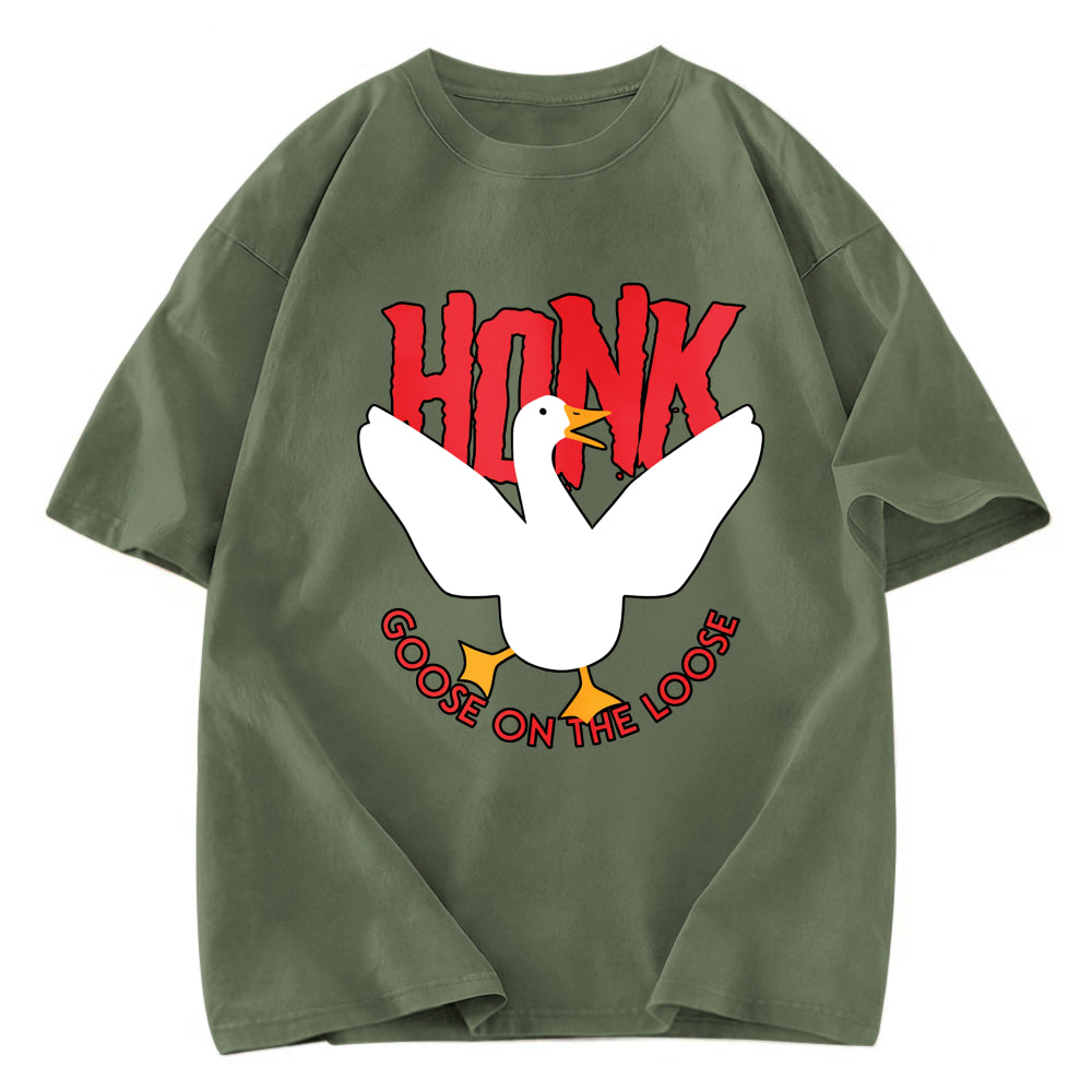 Tokyosol Honk Goose On The Loose Washed T Shirt