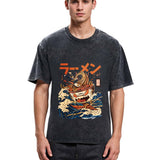 Tokyosol The Great Wave Ramen Yokai Washed T Shirt
