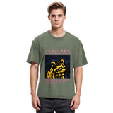 Tokyosol Raccoon Listening To Music Washed T Shirt