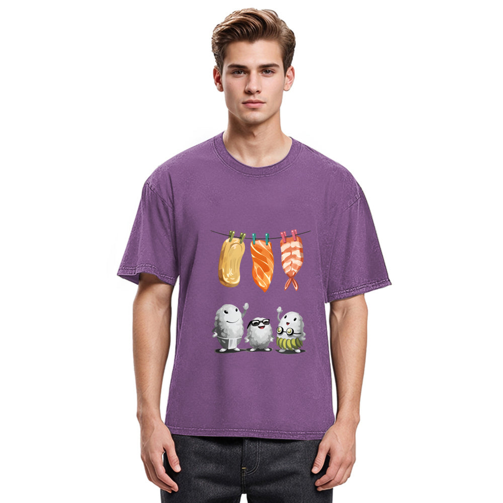 Tokyosol Sushis Are Drying Their Clothes Washed T Shirt