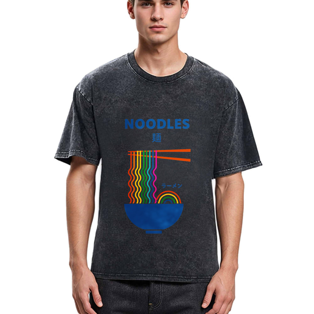 Tokyosol Rainbow Ramen Washed T Shirt
