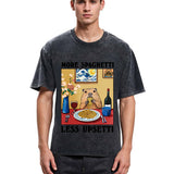 Tokyosol More Spaghetti Less Upsetti Capybara Washed T-Shirt