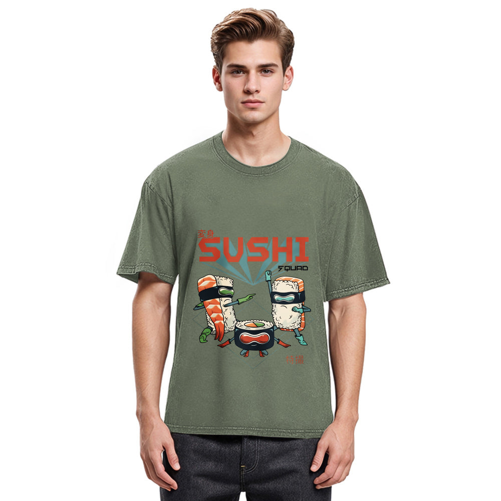 Tokyosol Sushi Squad Washed T Shirt
