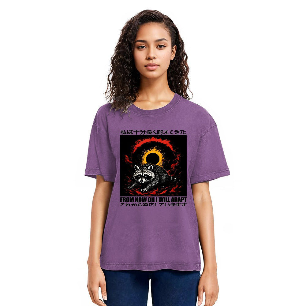 Tokyosol I Have Coped Long Enough Washed T Shirt