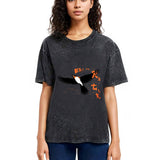 Tokyosol Japanese Inspired Bird Washed T Shirt