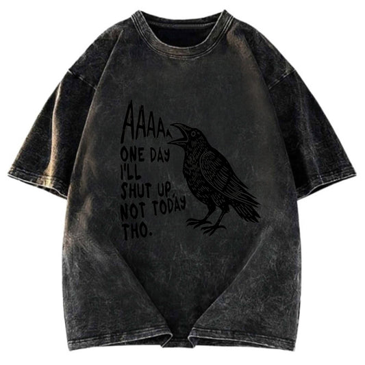 Tokyosol Funny Crow Japan Washed T Shirt