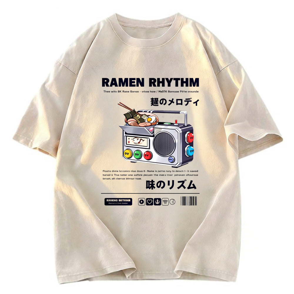 Tokyosol Ramen Rhythm Fleece Lined T Shirt