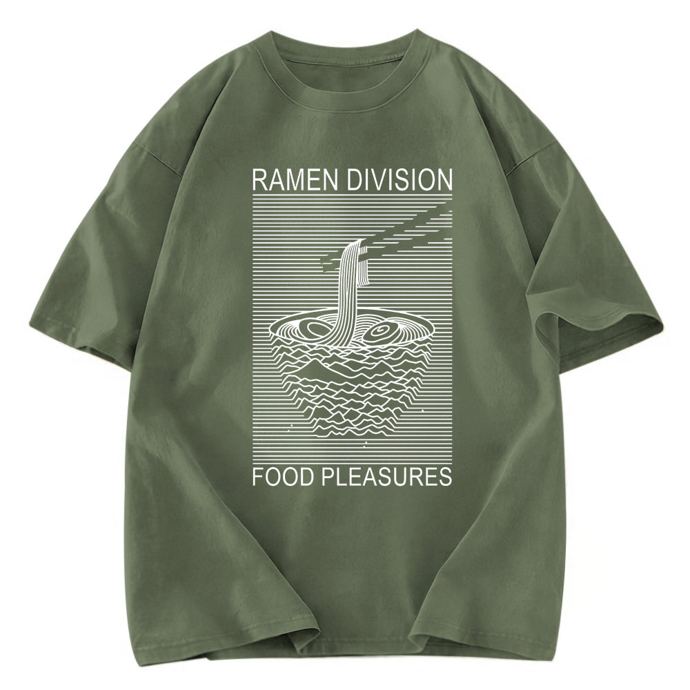 Tokyosol Ramen Division Food Pleasures Washed T Shirt