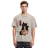 Tokyosol Vintage Japanese Cat Washed T-Shirt