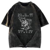Tokyosol Decadent Raccoon Washed T Shirt