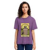 Tokyosol King Of Trash Raccoon Tarot Card Washed T Shirt