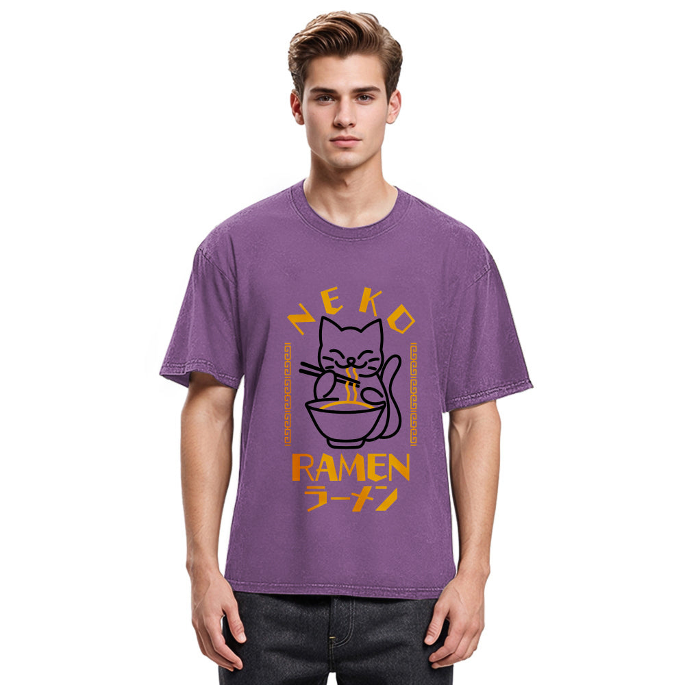 Tokyosol Cat Obsessed With Ramen Classic T-Shirt
