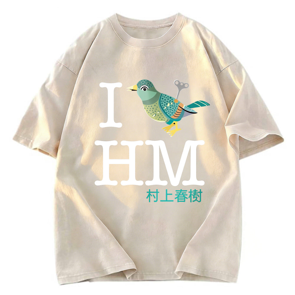 Tokyosol I Wind Up Bird Haruki Murakami Washed T Shirt