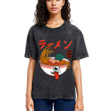 Tokyosol Yokai Ramen Japanese Washed T Shirt
