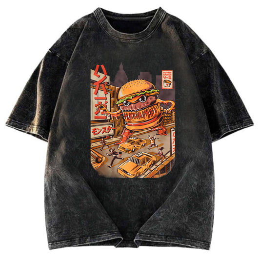 Tokyosol The Great Burger Kaiju Japanese Washed T Shirt
