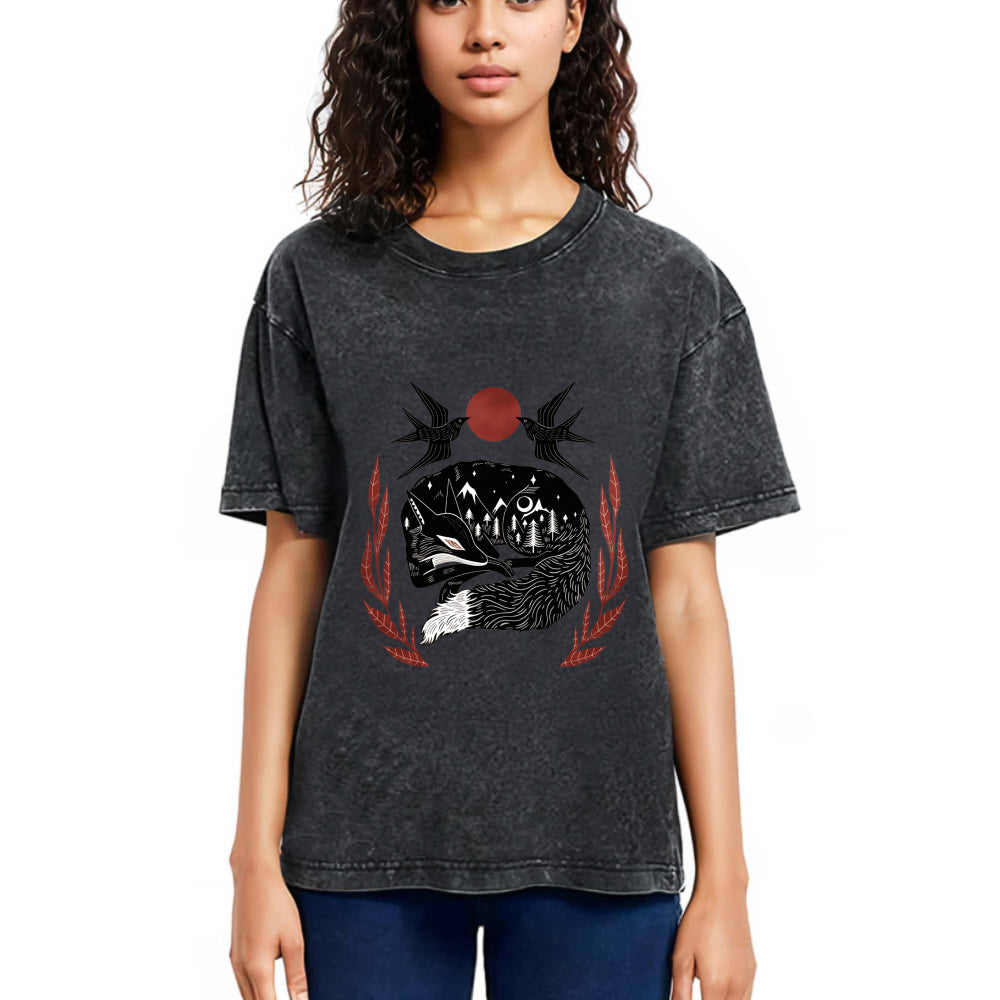 Tokyosol Deep In The Forest Washed T Shirt