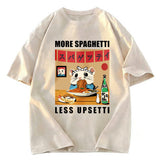 Tokyosol More Spaghetti Less Upsetti Hamster Washed T Shirt