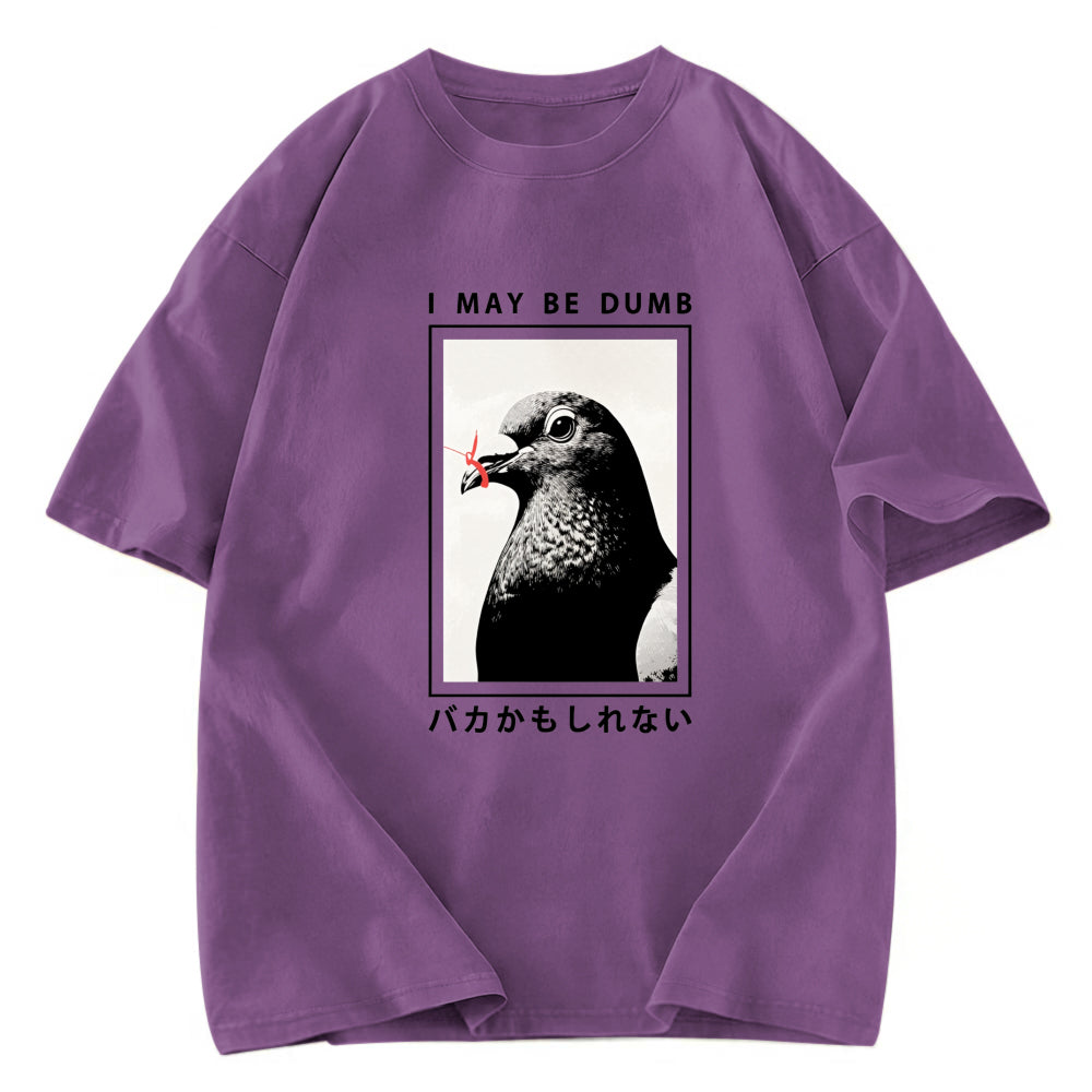 Tokyosol I May Be Dumb Funny Washed T Shirt
