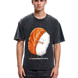 Tokyosol Sushi Hug Japan Washed T Shirt