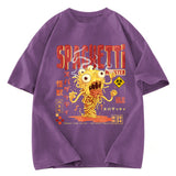 Tokyosol Monster Spaghetti Japanese Retro Tokyo Washed T Shirt