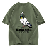Tokyosol Techno Music Washed T Shirt