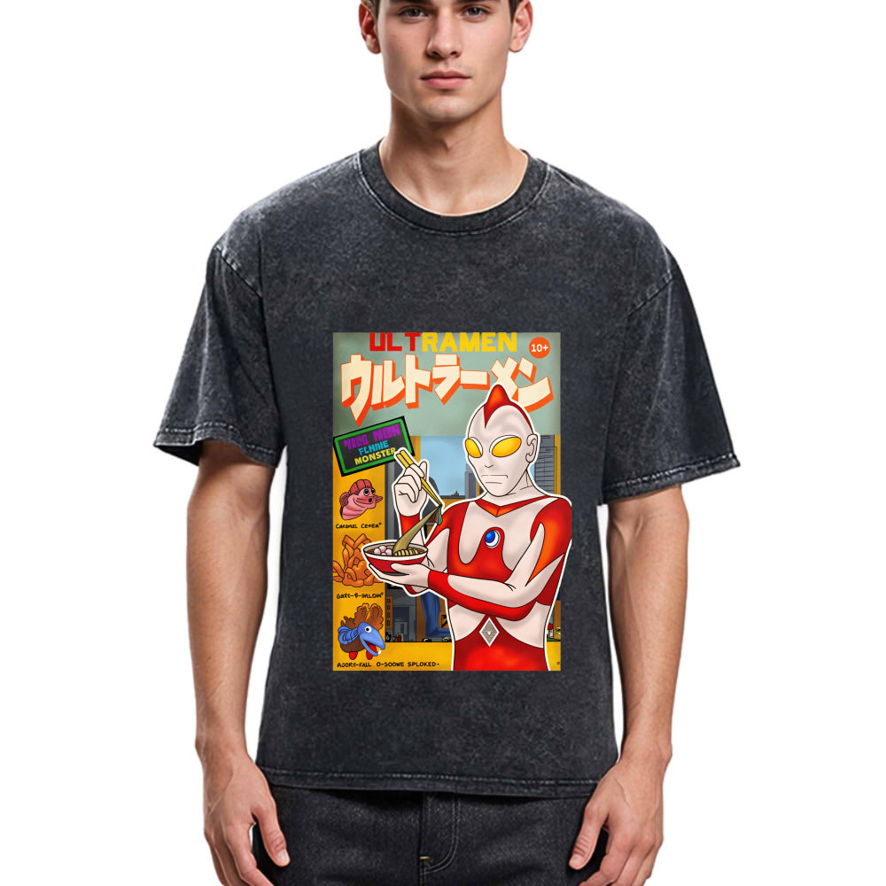 Tokyosol Ultraramen Eating Ramen Japanese Washed T Shirt