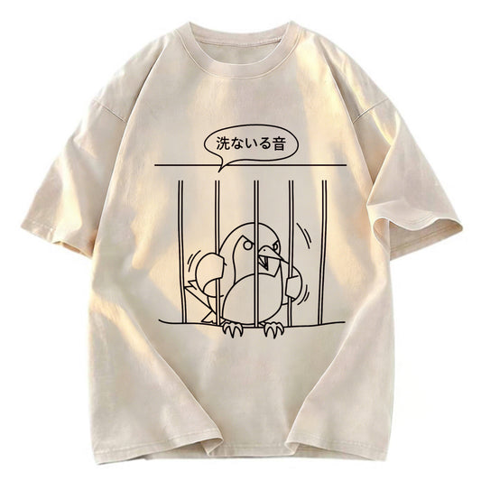 Tokyosol Angry Bird Washed T Shirt