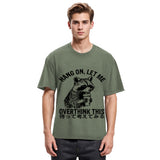 Tokyosol Overthink Raccoon Washed T Shirt