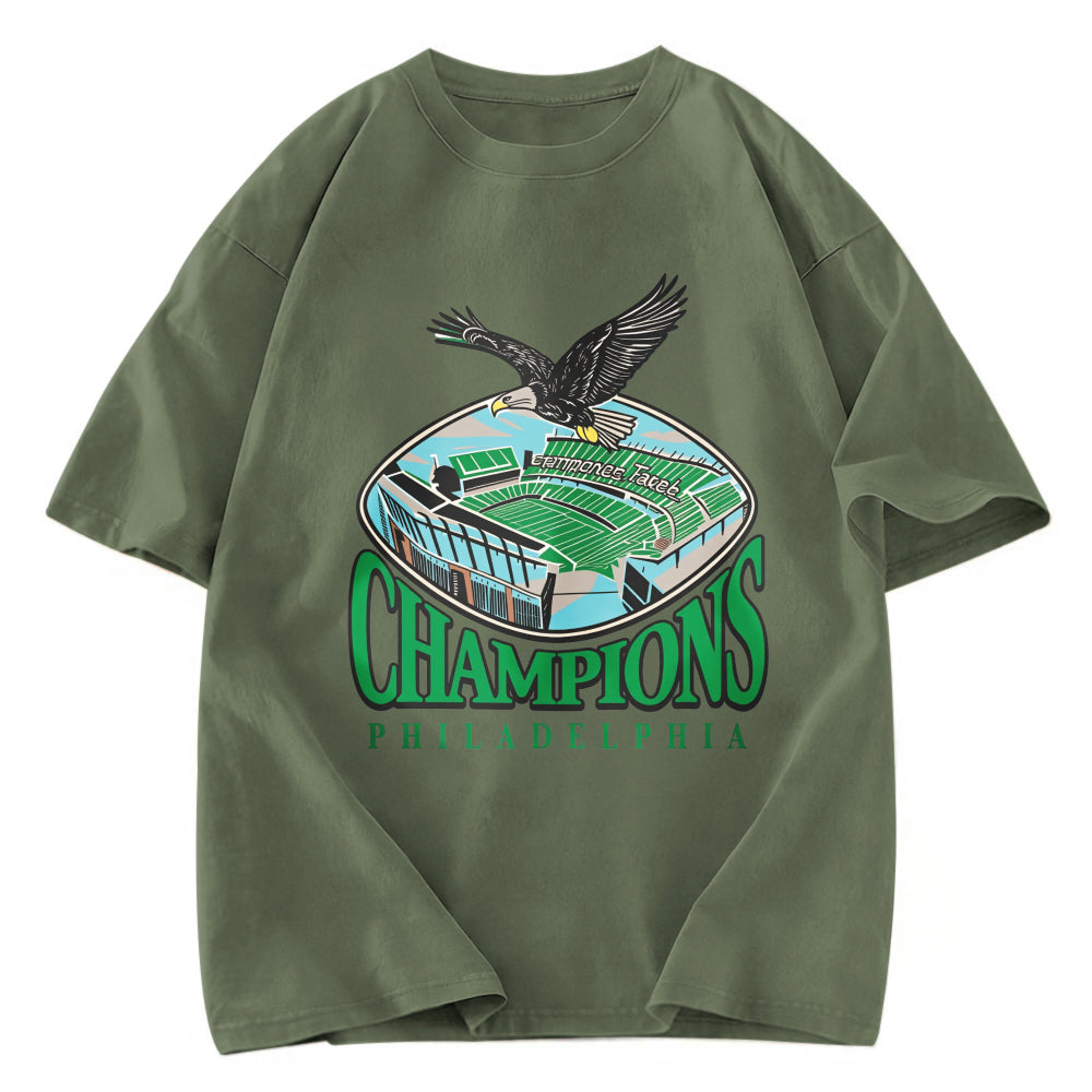 Tokyosol Philadelphia Eagles Champions Washed T Shirt