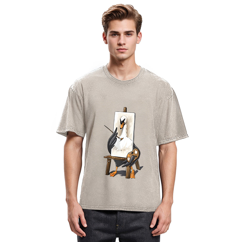 Tokyosol Goose_S Self Portrait Washed T Shirt
