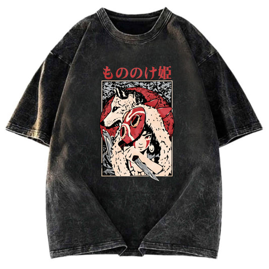 Tokyosol Princess Mononoke Washed T-Shirt
