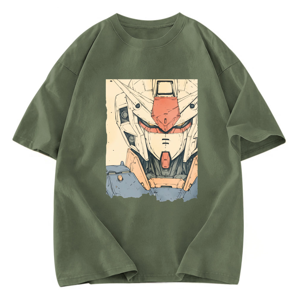 Tokyosol Hand-Drawn Mecha Robot Washed T-Shirt