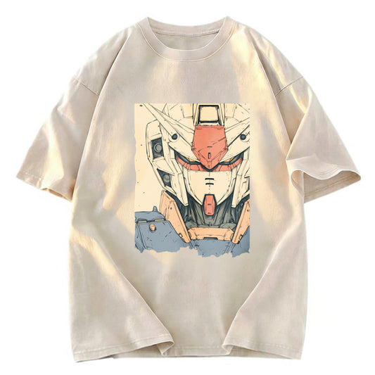 Tokyosol Hand-Drawn Mecha Robot Washed T-Shirt