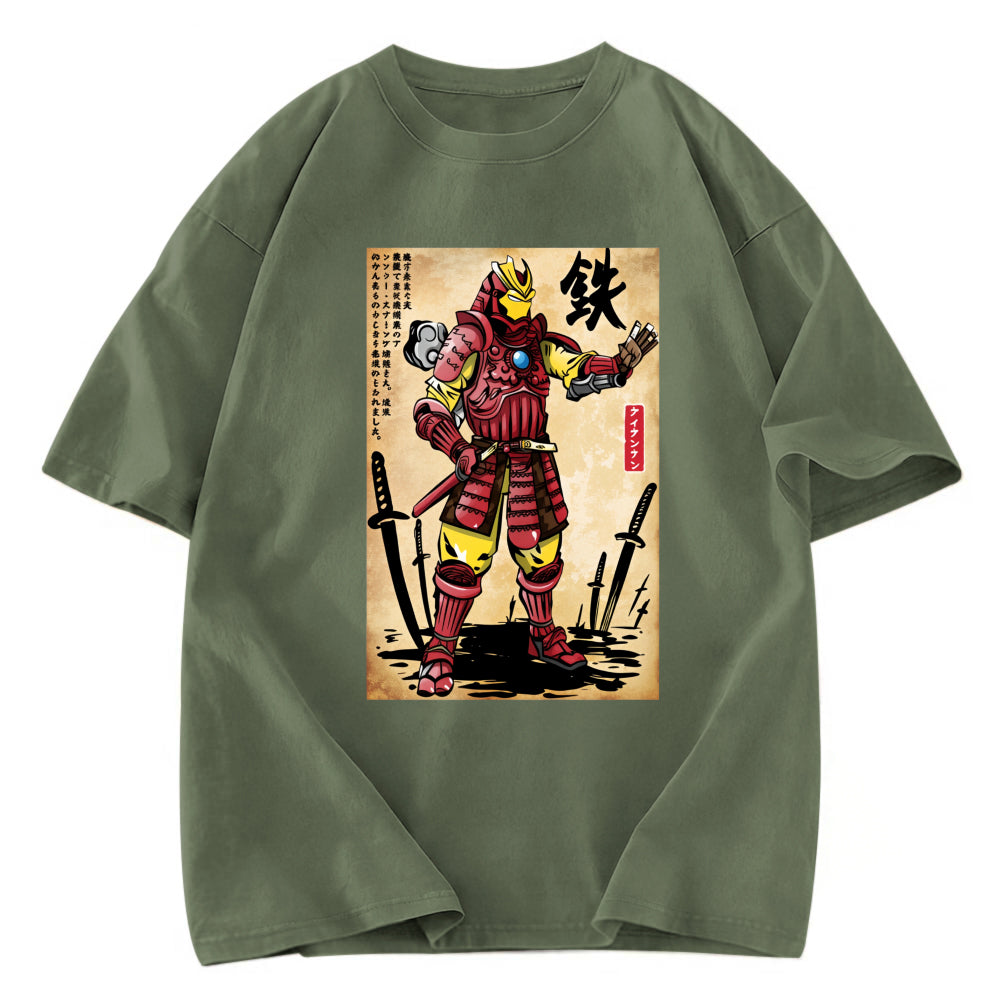 Tokyosol Japanese Iron Samurai Washed T-Shirt