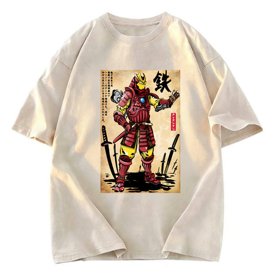 Tokyosol Japanese Iron Samurai Washed T-Shirt
