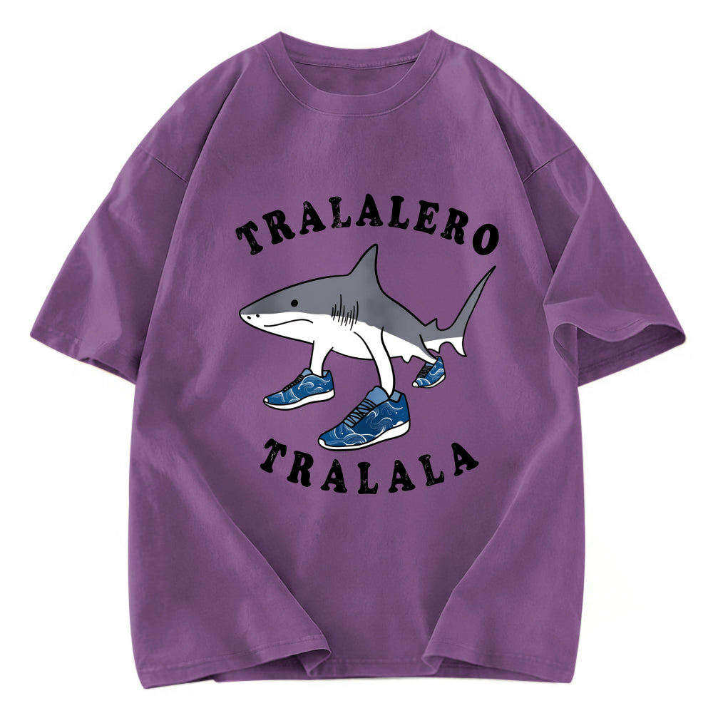 Tokyosol Tralalero Tralala Funny Gradient Washed T-Shirt