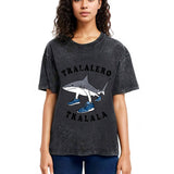 Tokyosol Tralalero Tralala Funny Gradient Washed T-Shirt