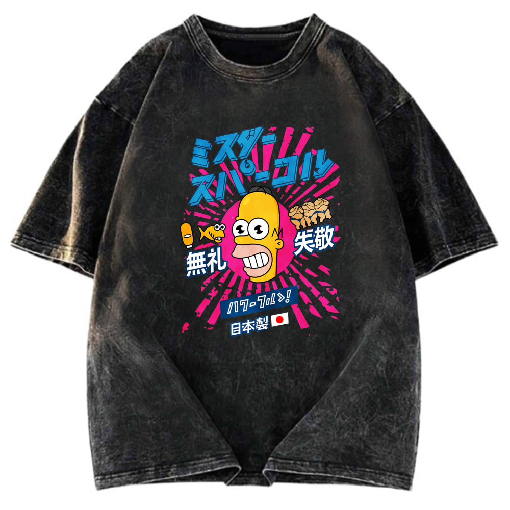 Tokyosol Mr Sparkle Rising Sun Vintage Washed T-Shirt