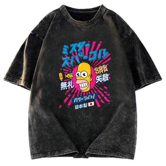 Tokyosol Mr Sparkle Rising Sun Vintage Washed T-Shirt