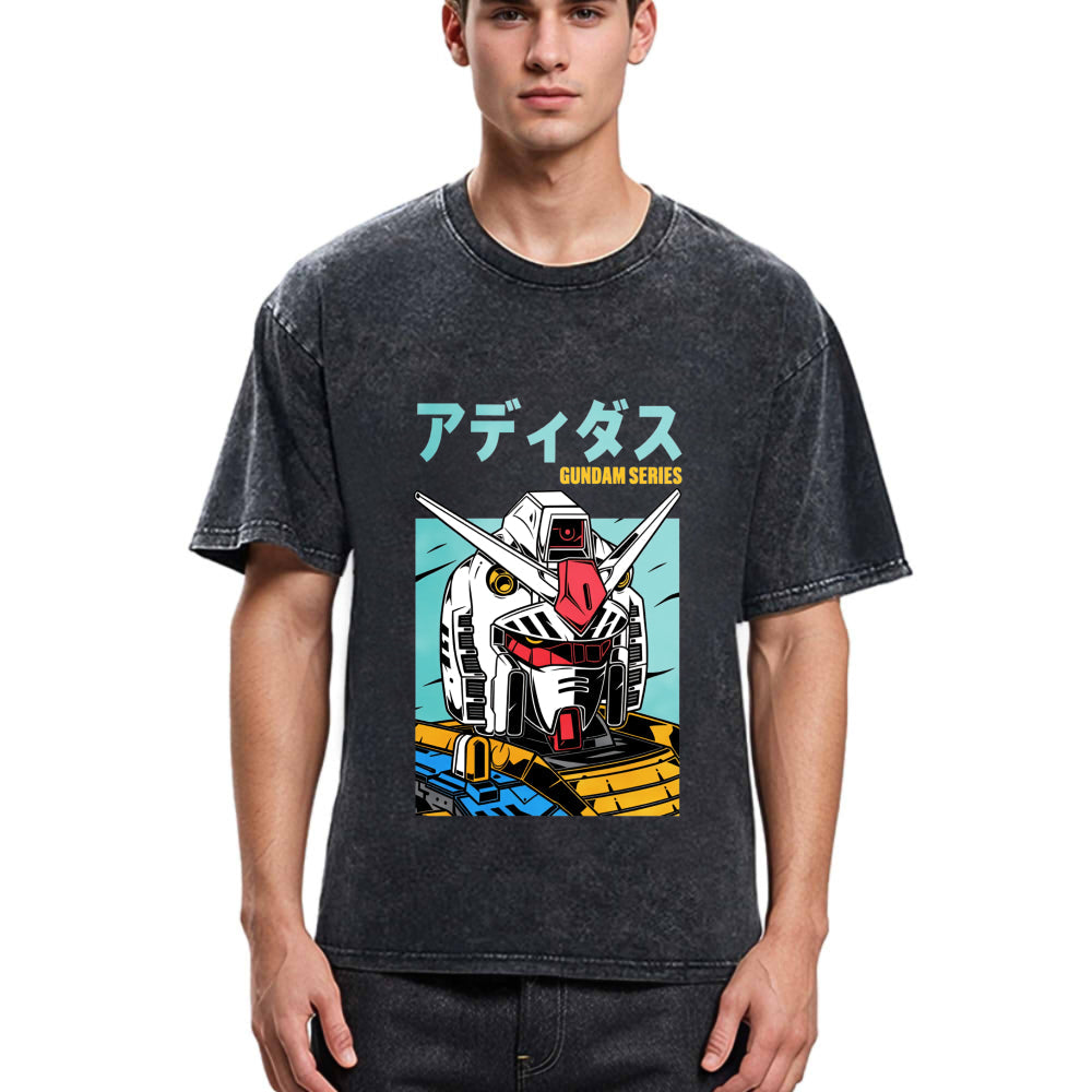 Tokyosol Mobile Suit Gundam Vintage Japanese Washed T-Shirt