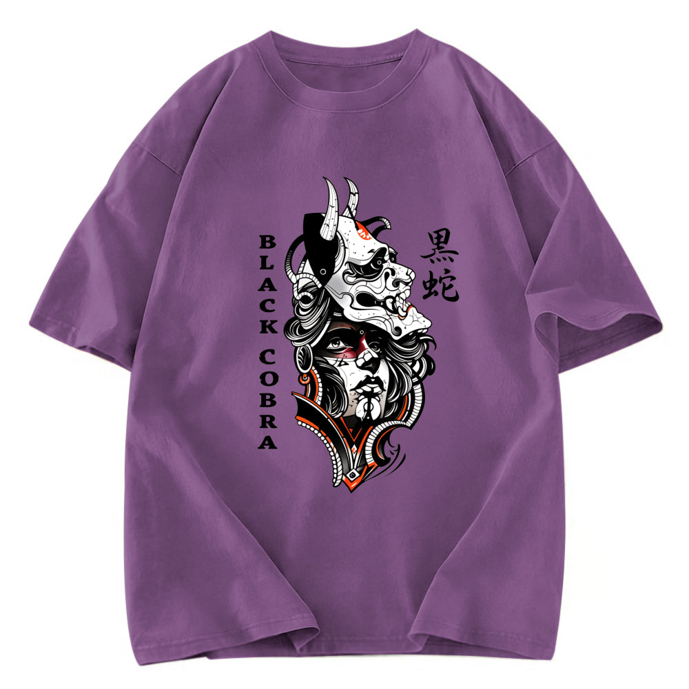 Tokyosol Oni Devil Hannya Mask Vintage Washed T-Shirt