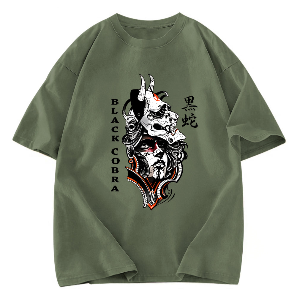 Tokyosol Oni Devil Hannya Mask Vintage Washed T-Shirt