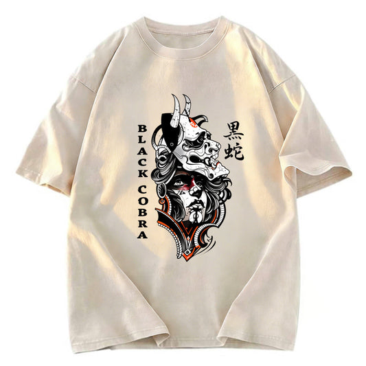 Tokyosol Oni Devil Hannya Mask Vintage Washed T-Shirt