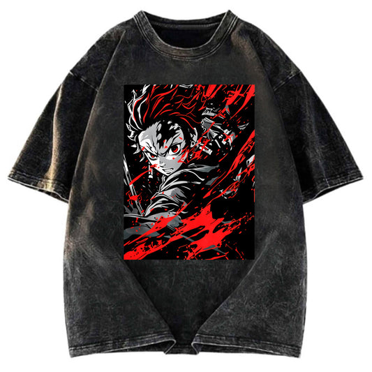 Tokyosol Demon Slayer Daring Duels Washed T-Shirt