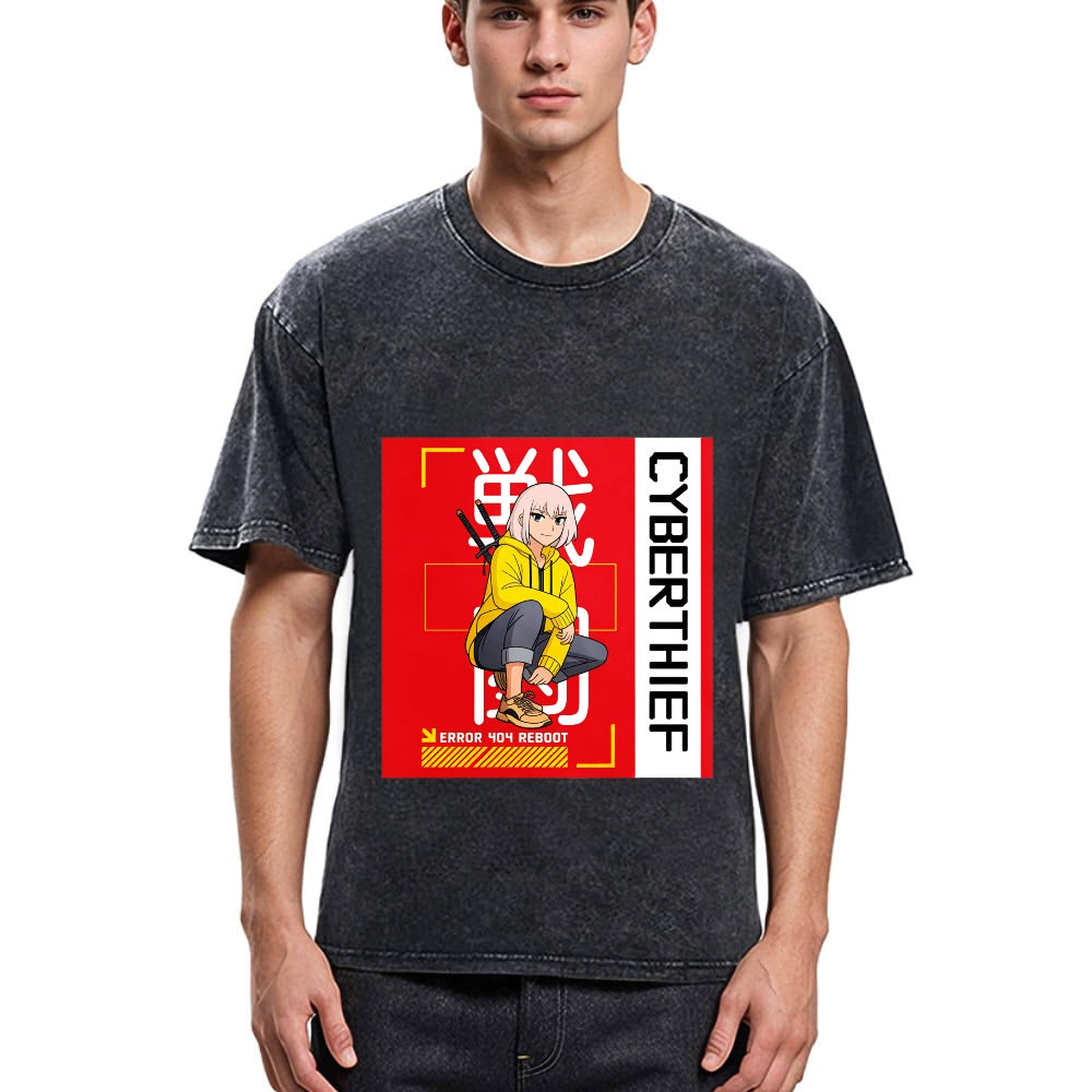 Tokyosol Cyber Thief Error 404 Washed T-Shirt