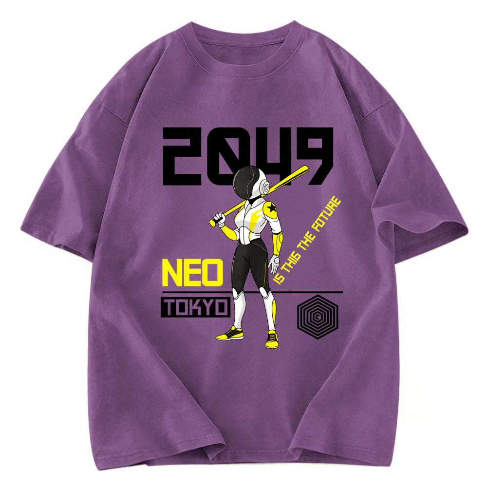 Tokyosol Neo Tokyo Manga Japanese Anime Washed T-Shirt