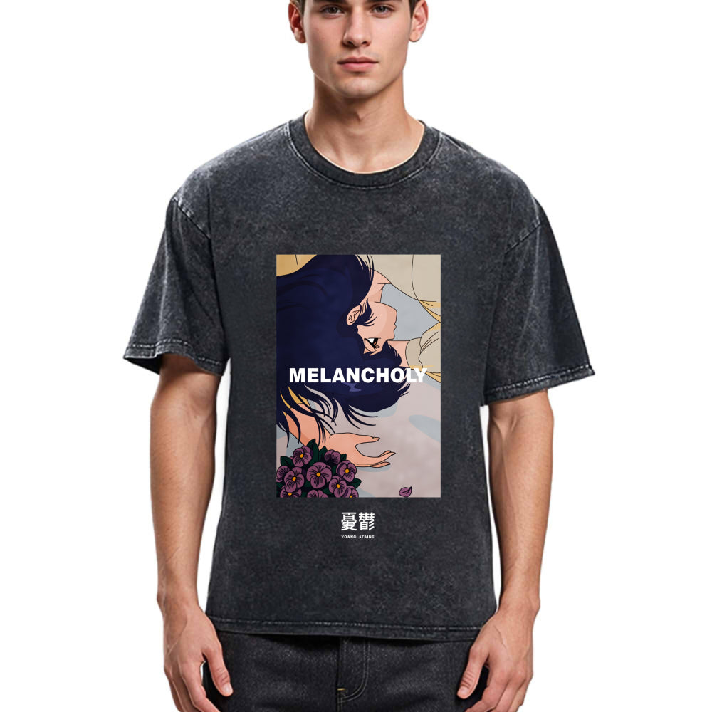 Tokyosol Melancholy Japanese Washed T-Shirt