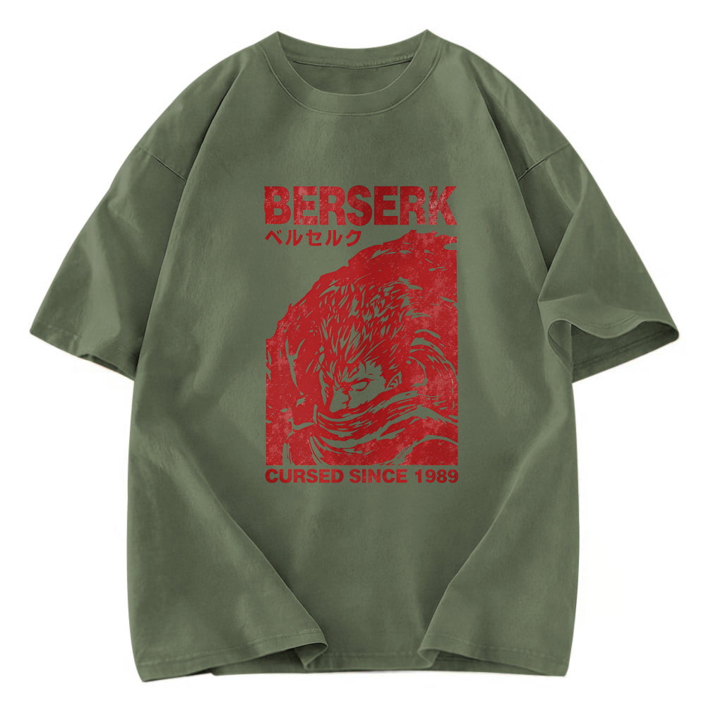 Tokyosol Vintage Berserk Japanese Manga Washed T-Shirt