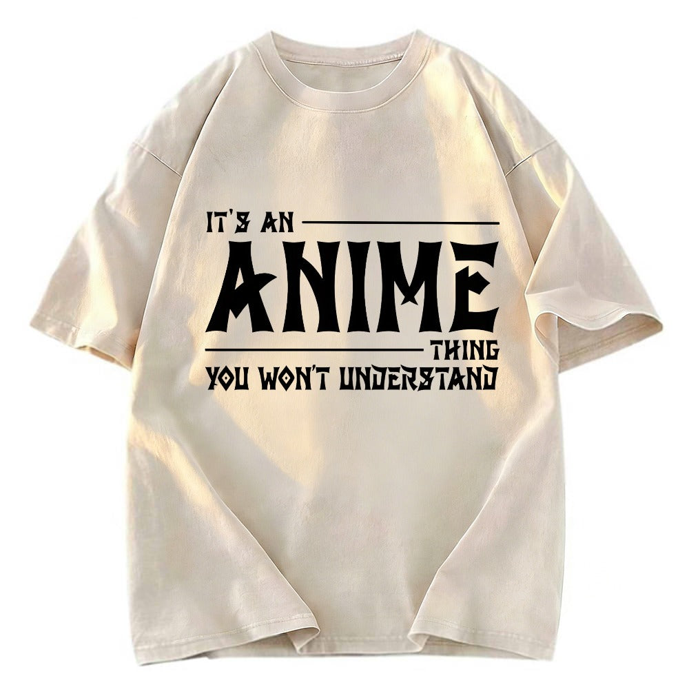 Tokyosol Interesting Anime Things Washed T-Shirt